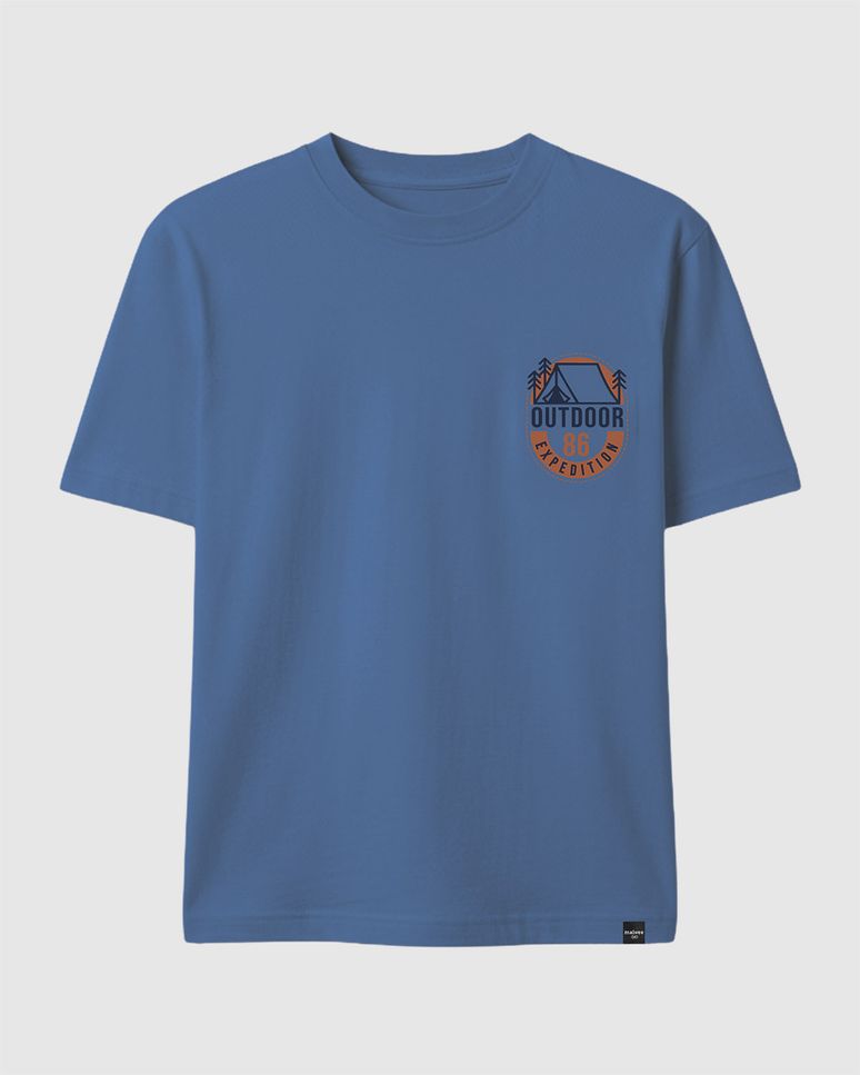 Camiseta Infantil Menino Estampa Outdoor Expedition Em Algodão Malwee Kids