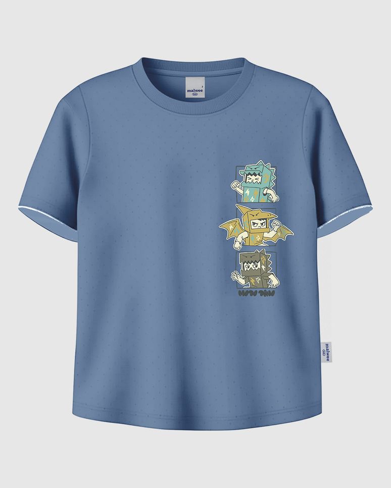 Camiseta Infantil Menino Estampa Modo Dino Em Malha Botonê Malwee Kids