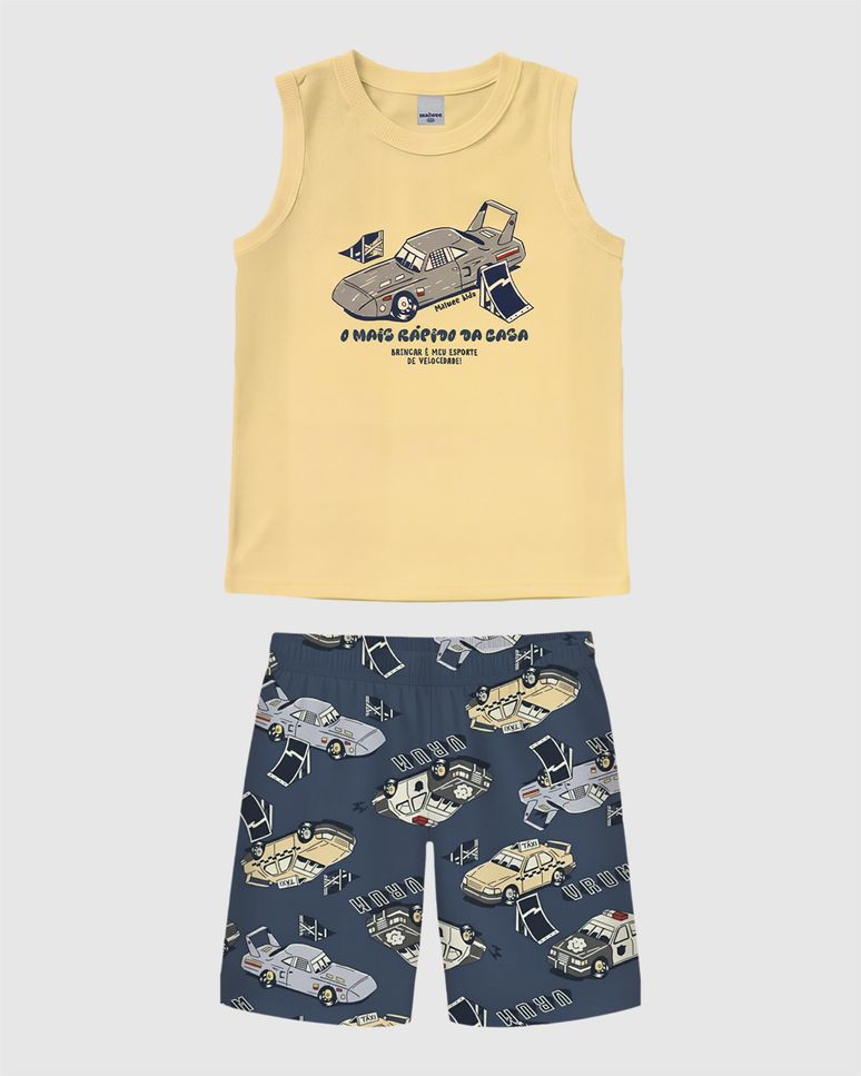 Conjunto Infantil Menino O Mais Rápido Da Casa Em Algodão Malwee Kids