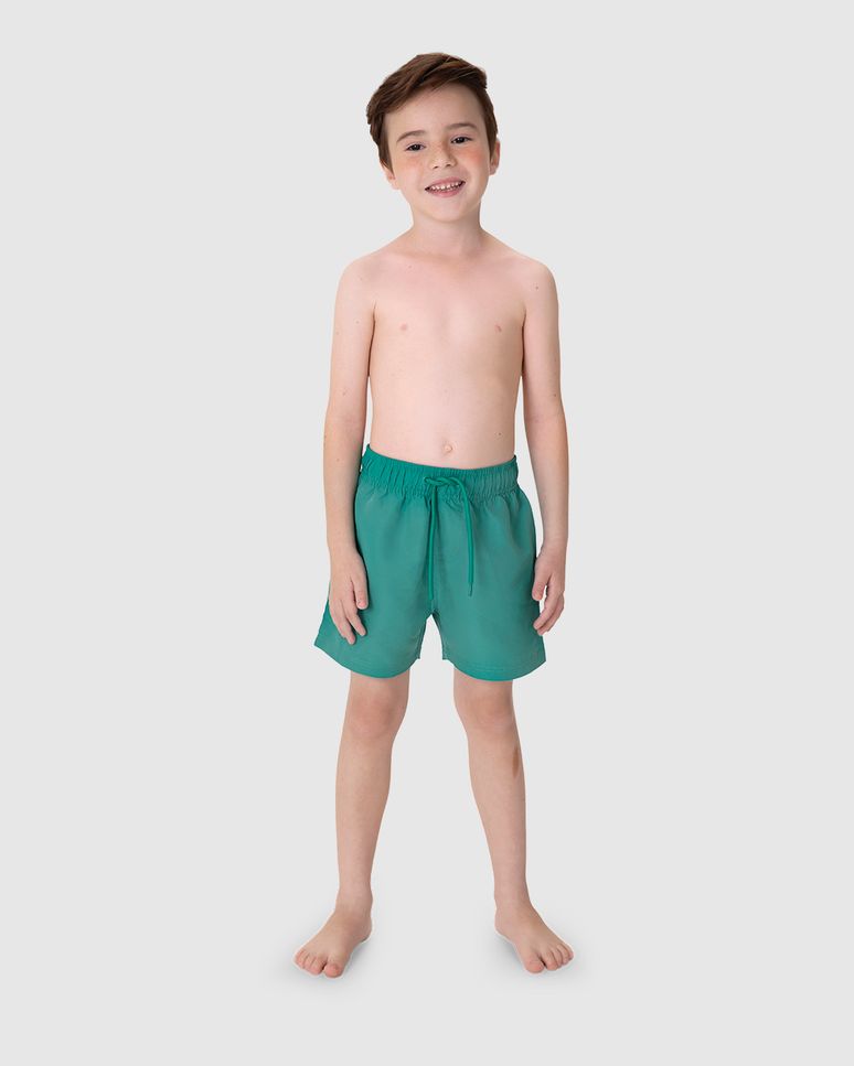 Kit 2 Shorts De Banho Infantil Menino Em Microfibra Malwee Kids