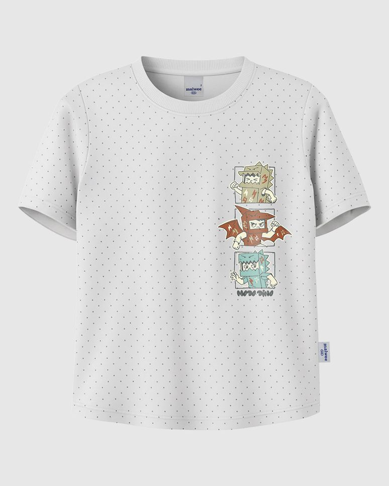 Camiseta Infantil Menino Estampa Modo Dino Em Malha Botonê Malwee Kids