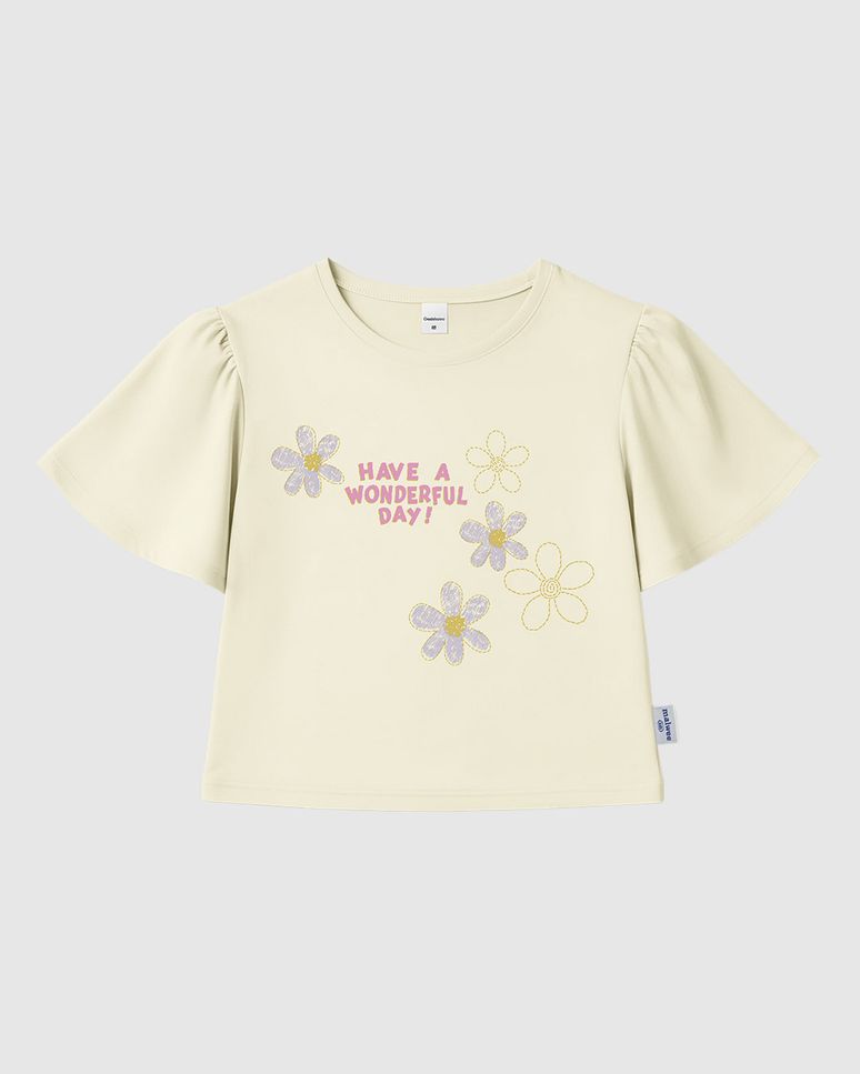 Blusa Infantil Menina Box Have A Wonderful Day Em Algodão Malwee Kids