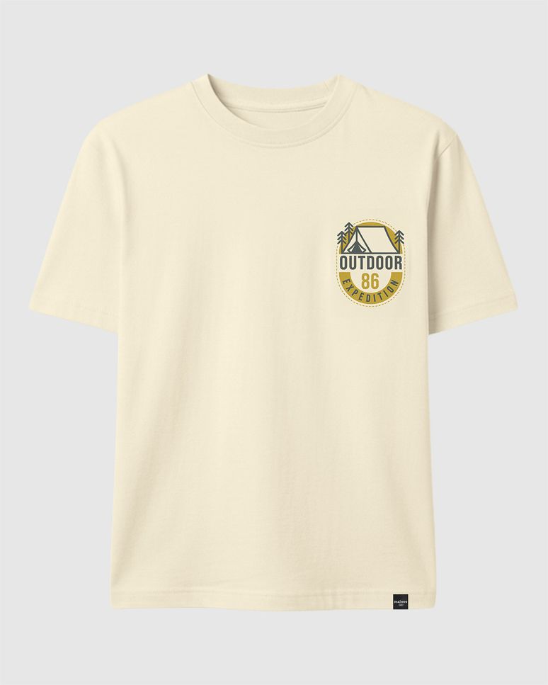 Camiseta Infantil Menino Estampa Outdoor Expedition Em Algodão Malwee Kids