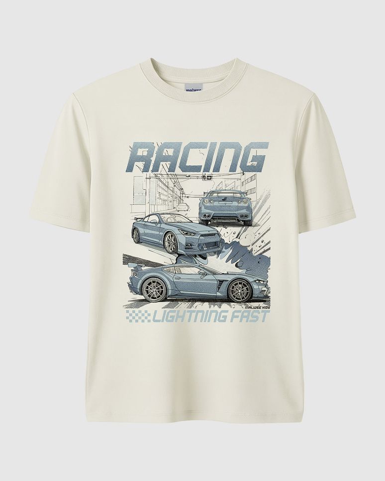 Camiseta Infantil Menino Estamp Com Puff Em Algodão Malwee Kids