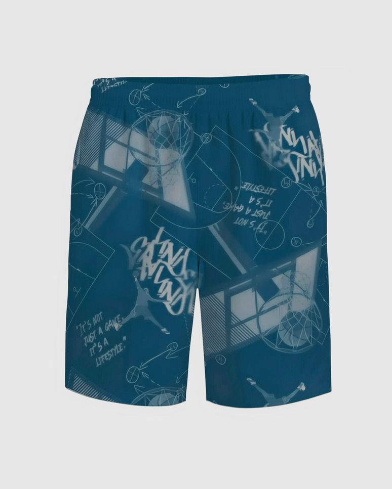 Bermuda Infantil Menino Estampada Em Microfibra Malwee Kids