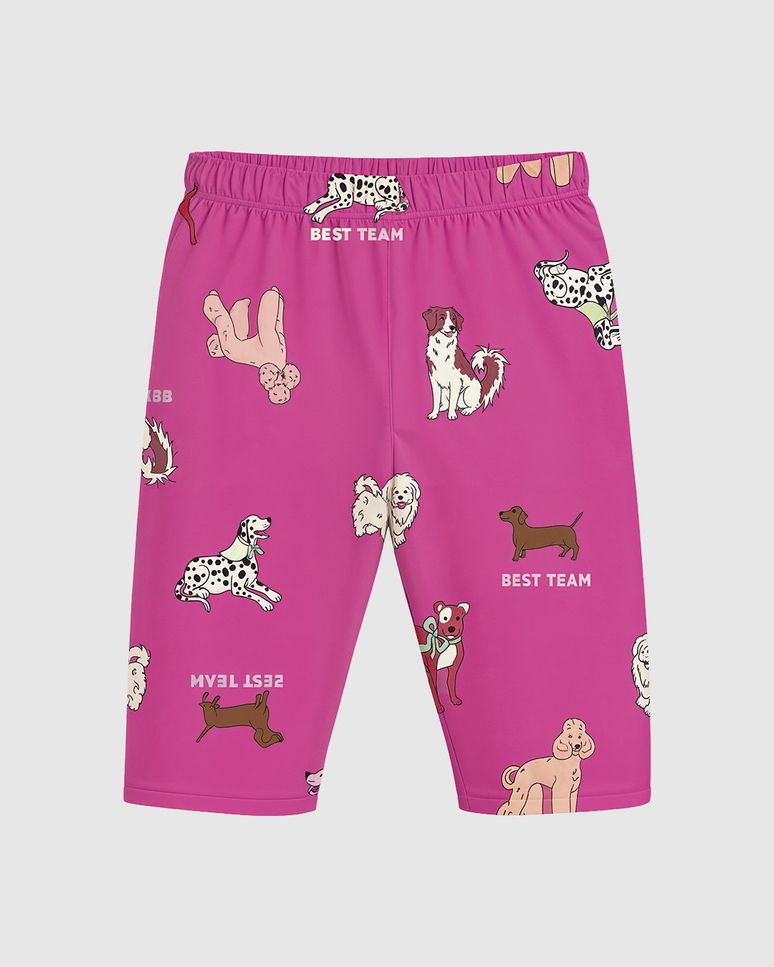 Bermuda Infantil Menina Estampada Em Algodão Malwee Kids