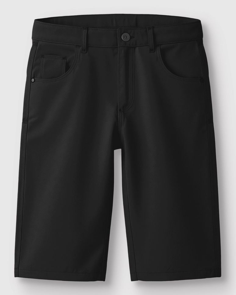 Bermuda Menino Comfort Bolso Funcional Em Sarja Com Elastano - Carinhoso