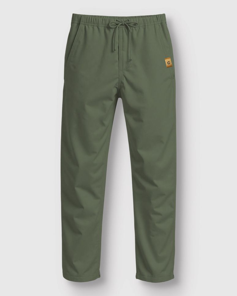 Calça Menino Jogger Cadarço Funcional Em Sarja Stretch - Carinhoso