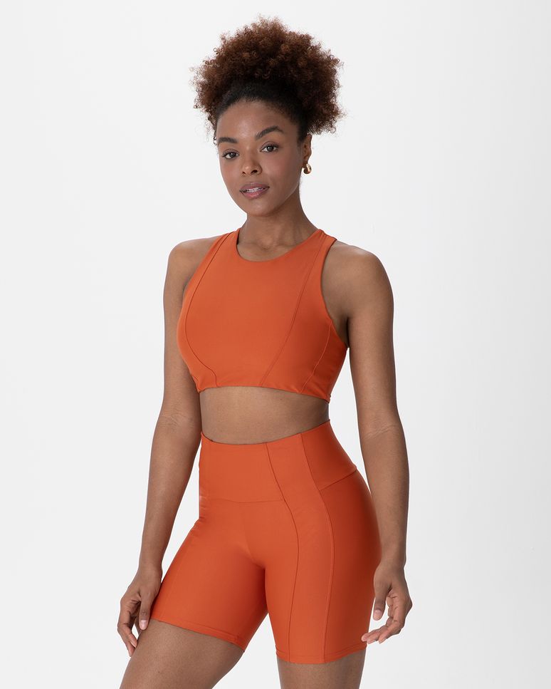 Top Halter Neck Esportivo Em Malha Texturizada Stretch Malwee Active