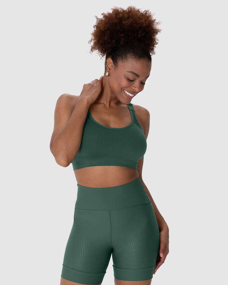 Top Nadador Esportivo Ajustável Sem Costura Em Malha Poliamida Malwee Active