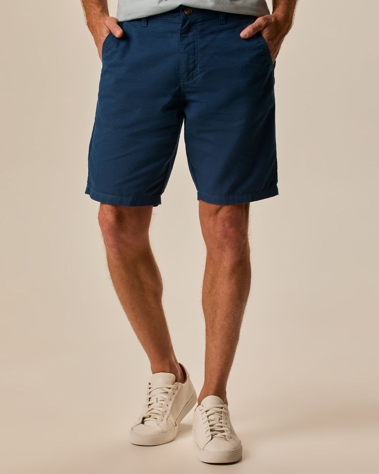Shorts Masculino Chino Em Sarja Texturizada