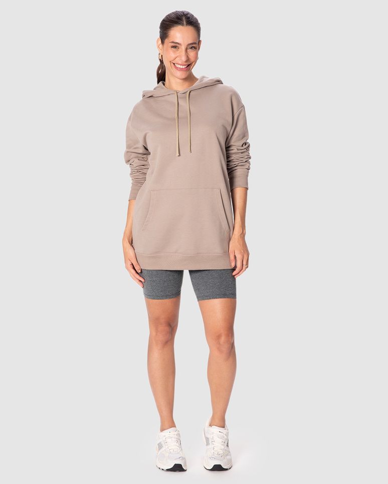 Bermuda Básica Feminina Ciclista Em Algodão