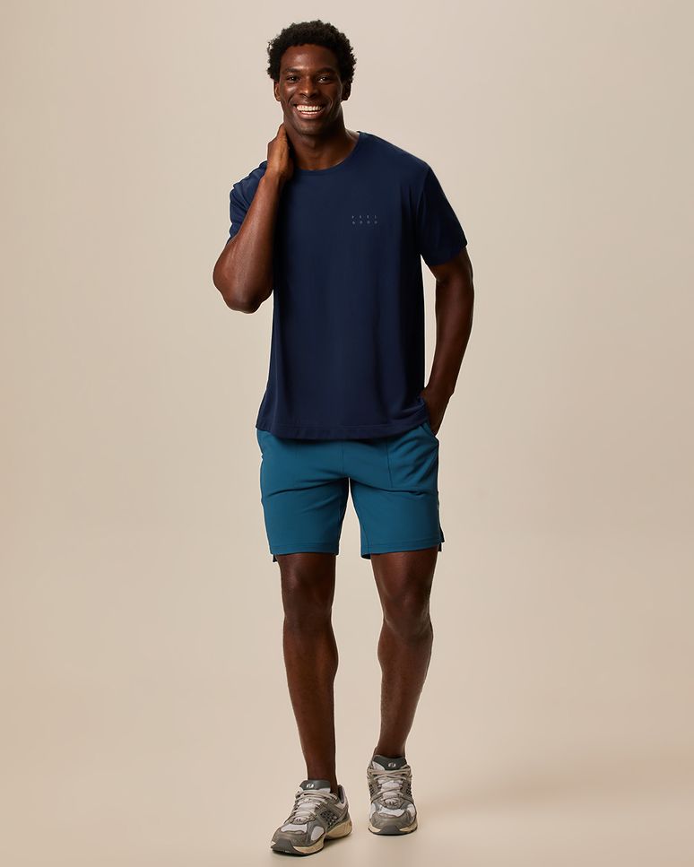 Camiseta Esportiva Masculina Estampa Feel Good Proteção UV Malwee Active