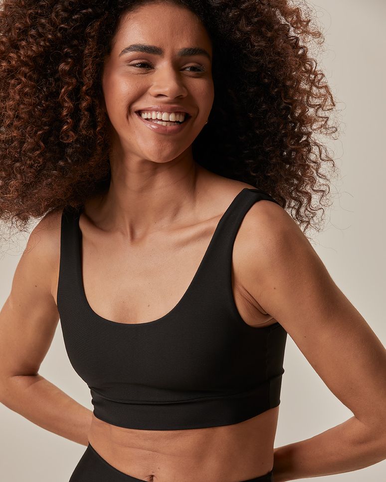 Top Esportivo Decote U Alça Média Em Malha Dry E Proteção UV50+ Malwee Active