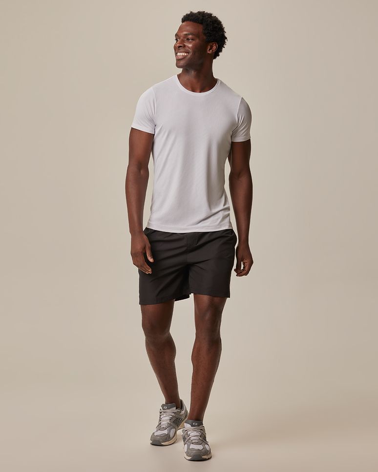 Shorts Esportivo Masculino Cadarço Interno Funcional Em Tafetá Malwee Active