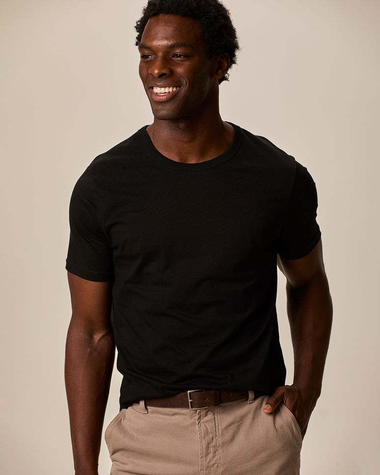 Camiseta Original Masculina Decote Redondo Em Algodão