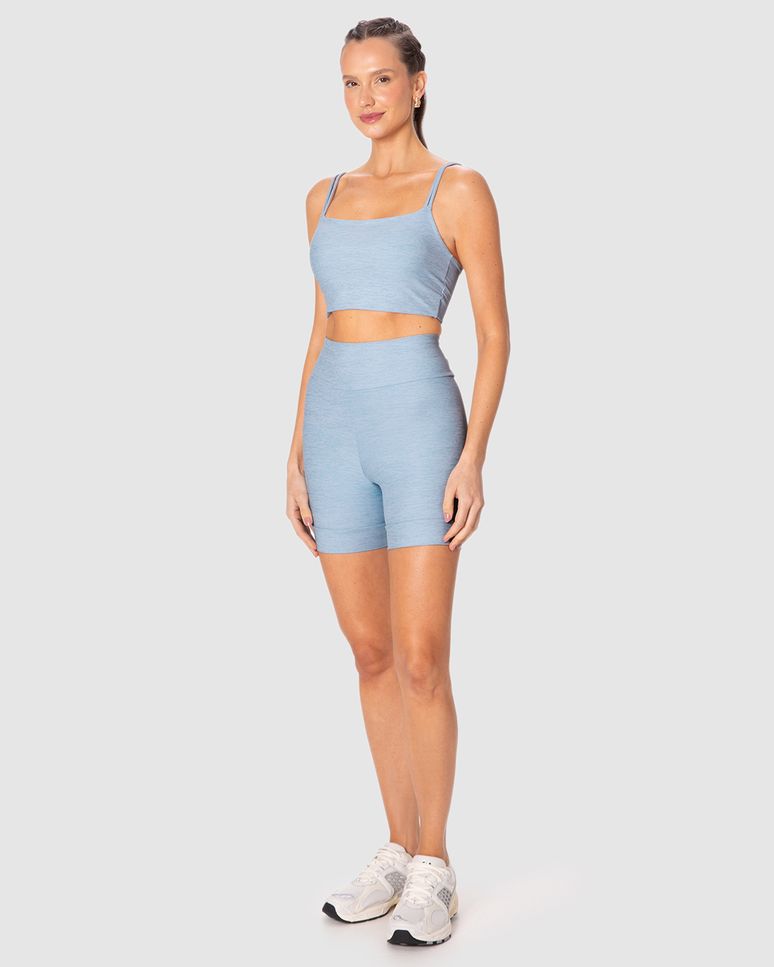 Shorts Esportivo Feminino Bolso Lateral Malha Dry E Proteção UV50+ Malwee Active