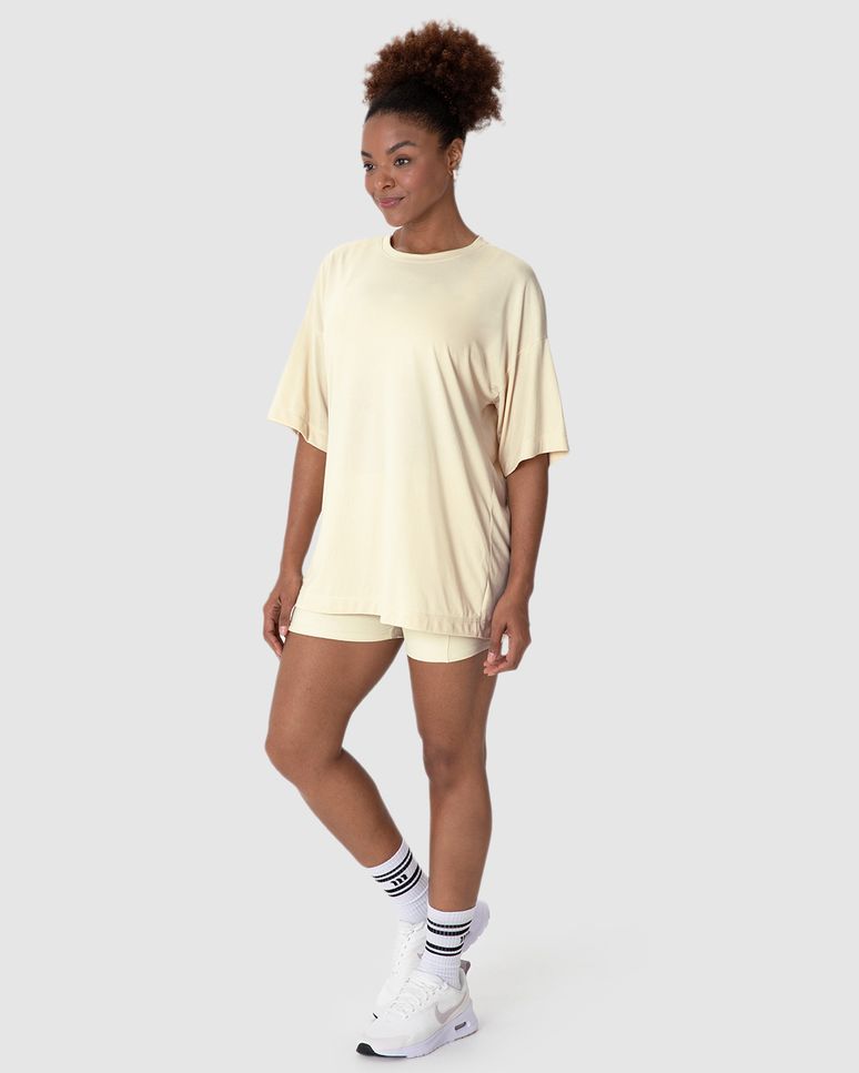 Blusa Esportiva Feminina Oversized Em Malha Dry E Proteção UV Malwee Active