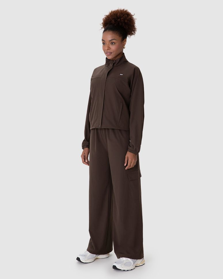 Jaqueta Esportiva Feminina Ampla Barra Regulagem Interna Tafetá Malwee Active