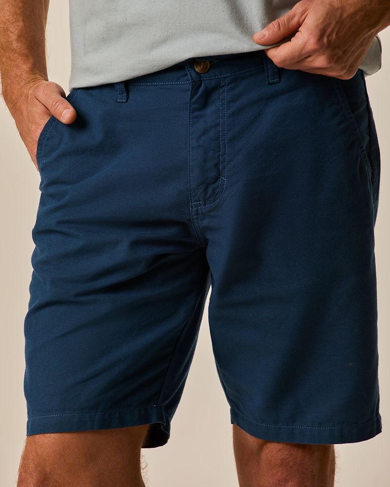 Shorts Masculino Chino Em Sarja Texturizada