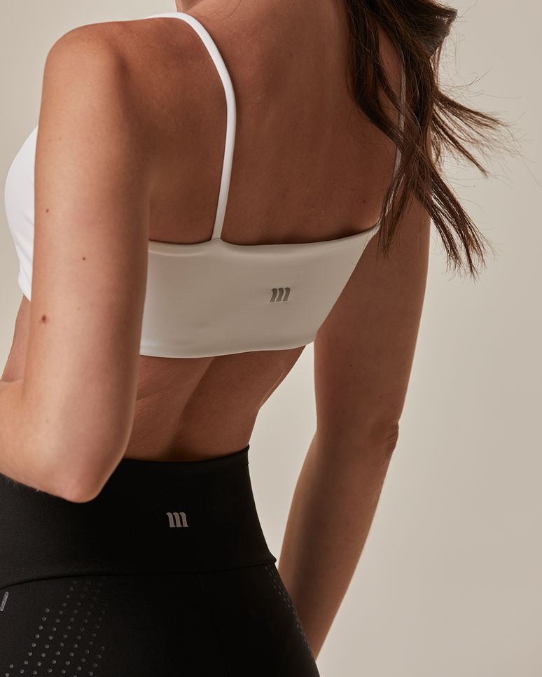 Top Regata Esportivo Alça Fina Bojo Removível Em Malha Dry E Proteção UV50+ Malwee Active