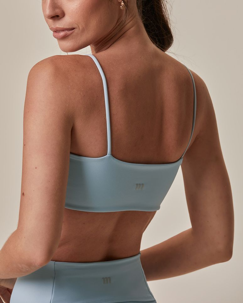 Top Regata Esportivo Alça Fina Bojo Removível Em Malha Dry E Proteção UV50+ Malwee Active