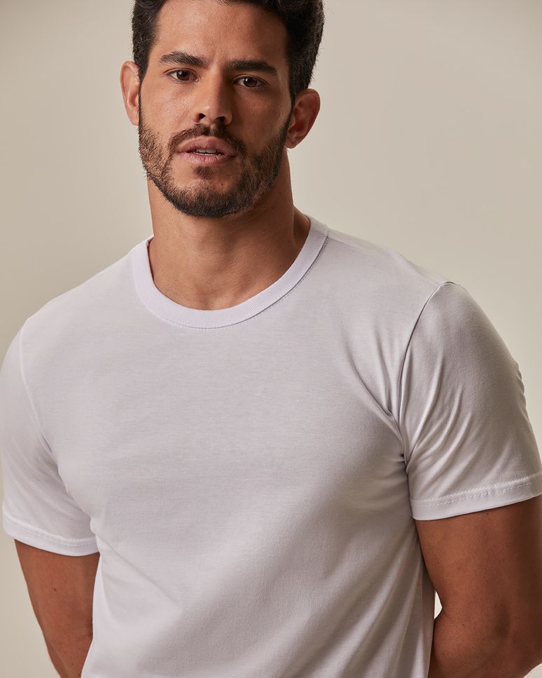 Camiseta Original Masculina Decote Redondo Em Algodão
