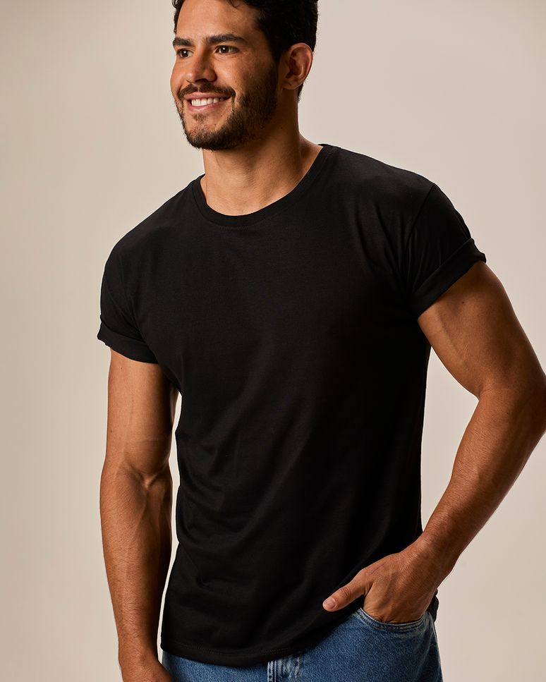 Camiseta Original Masculina Decote Redondo Em Algodão