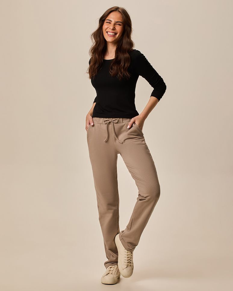 Blusa Básica Feminina Decote Redondo Em Viscose Stretch