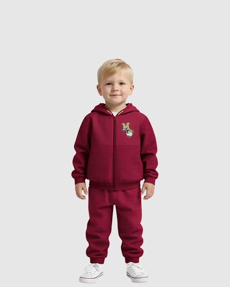 Conjunto Longo Infantil Em Moletom Diagonal Flanelado Malwee Kids