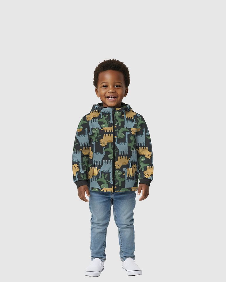 Jaqueta Infantil Menino Estampada Capuz Forrado Em Tafetá Malwee Kids