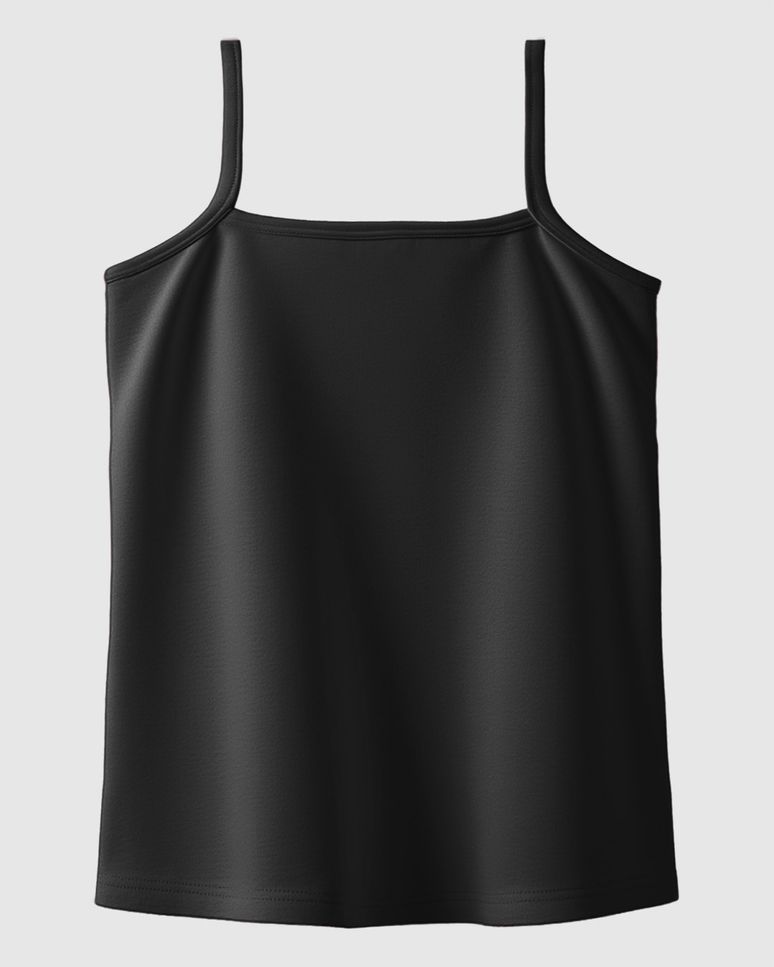 Regata Infantil Menina Alça Fina Em Algodão Malwee Kids