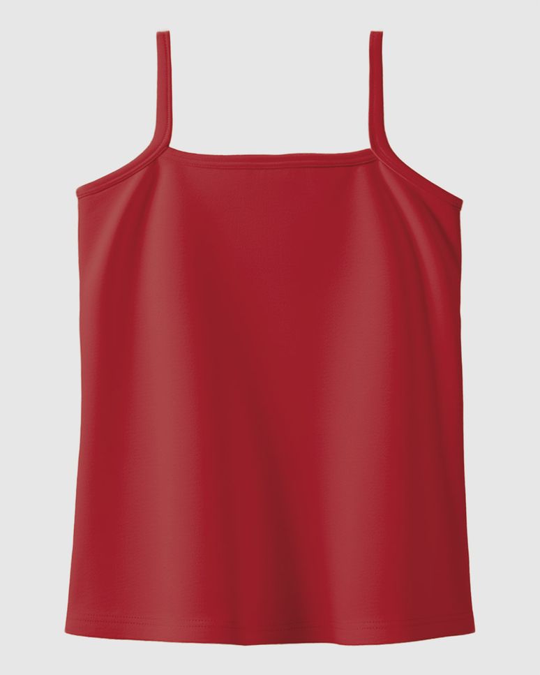 Regata Infantil Menina Alça Fina Em Algodão Malwee Kids