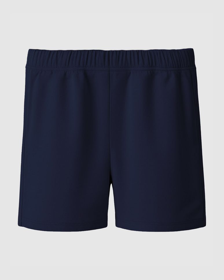 Shorts Infantil Menina Cós Elástico Em Algodão Malwee Kids