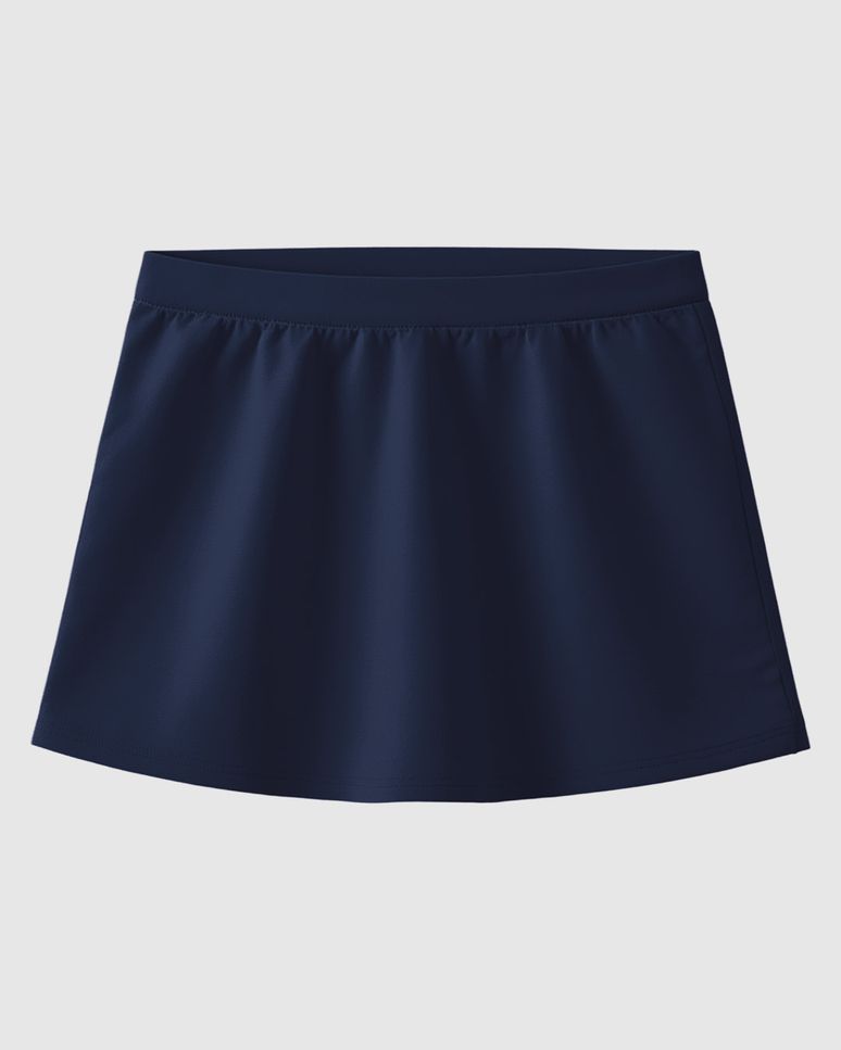 Saia Shorts Infantil Menina Cós Elástico Em Algodão Malwee Kids