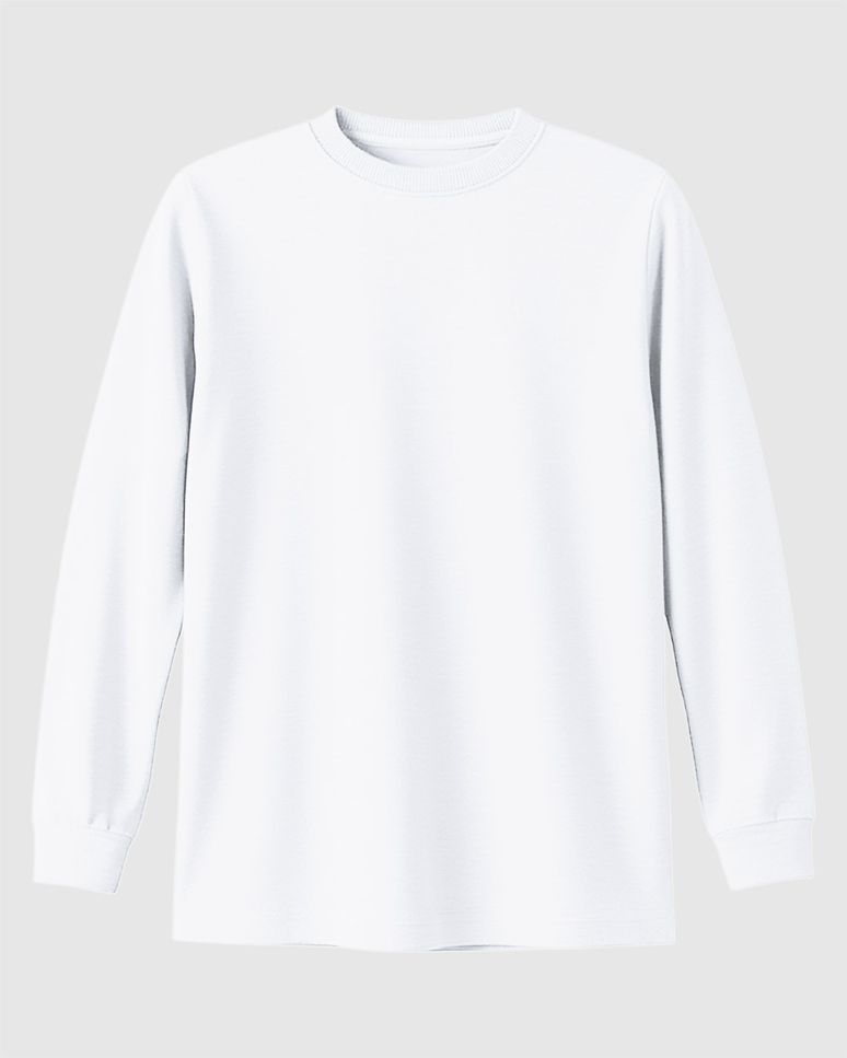 Camiseta Infantil Unissex Manga Longa Em Algodão Malwee Kids