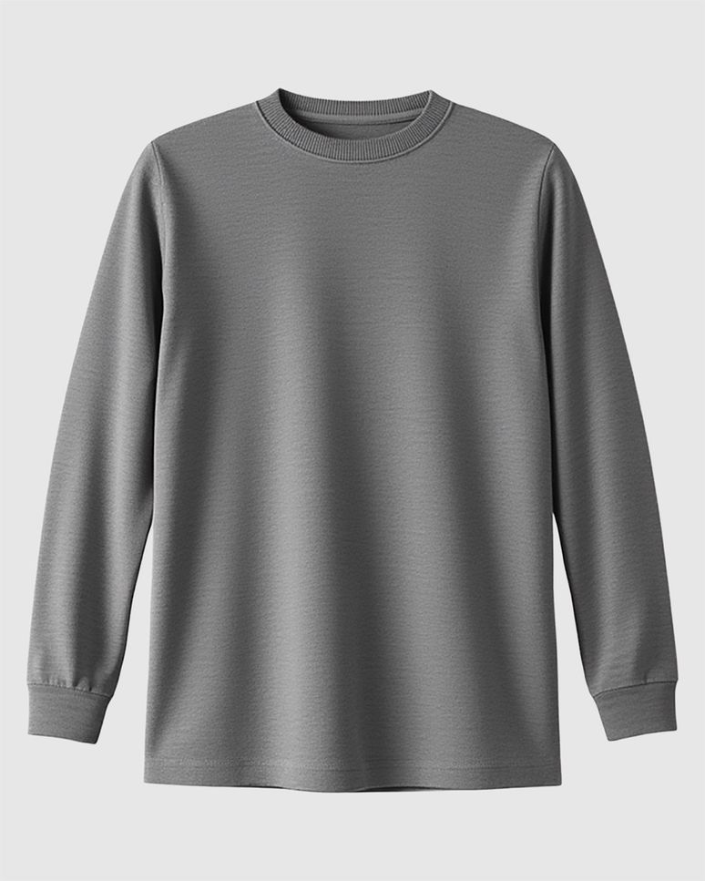 Camiseta Infantil Unissex Manga Longa Em Algodão Malwee Kids