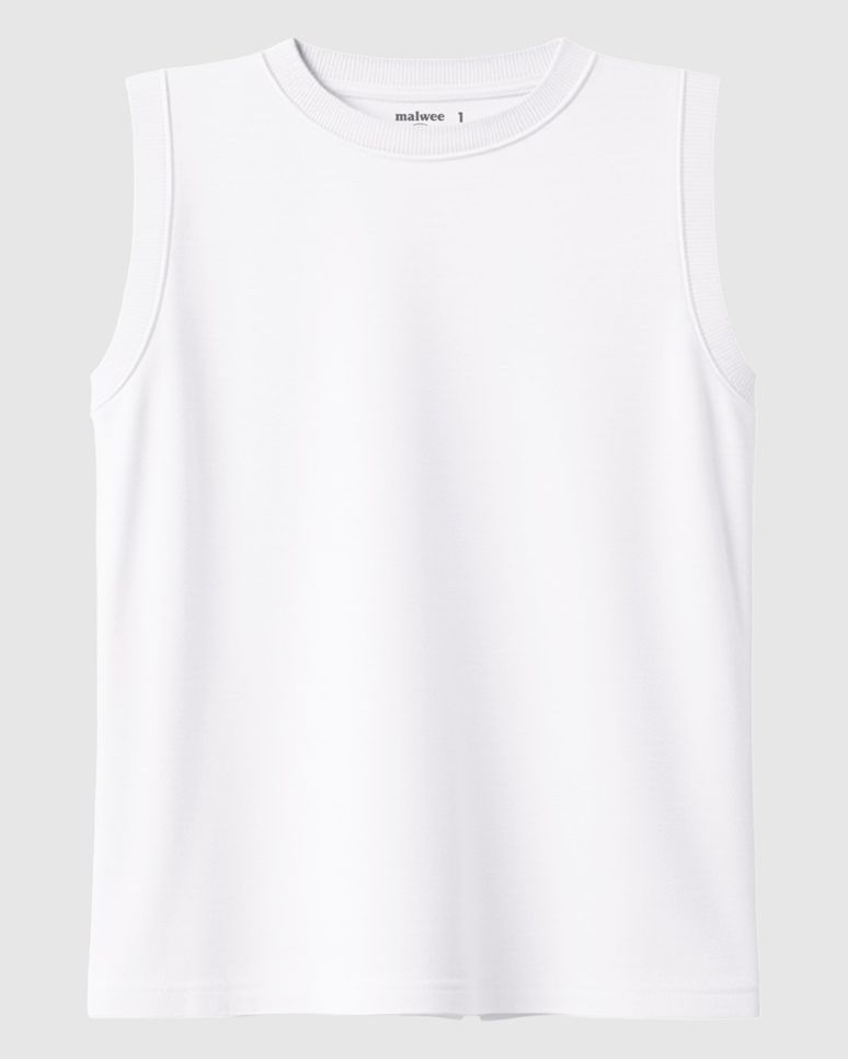 Regata Infantil Menino Decote Redondo Em Algodão Malwee Kids