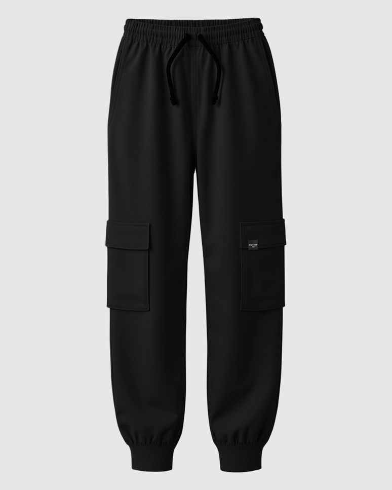 Calça Infantil Menino Bolso Funcional Lateral Em Moletinho Malwee Kids