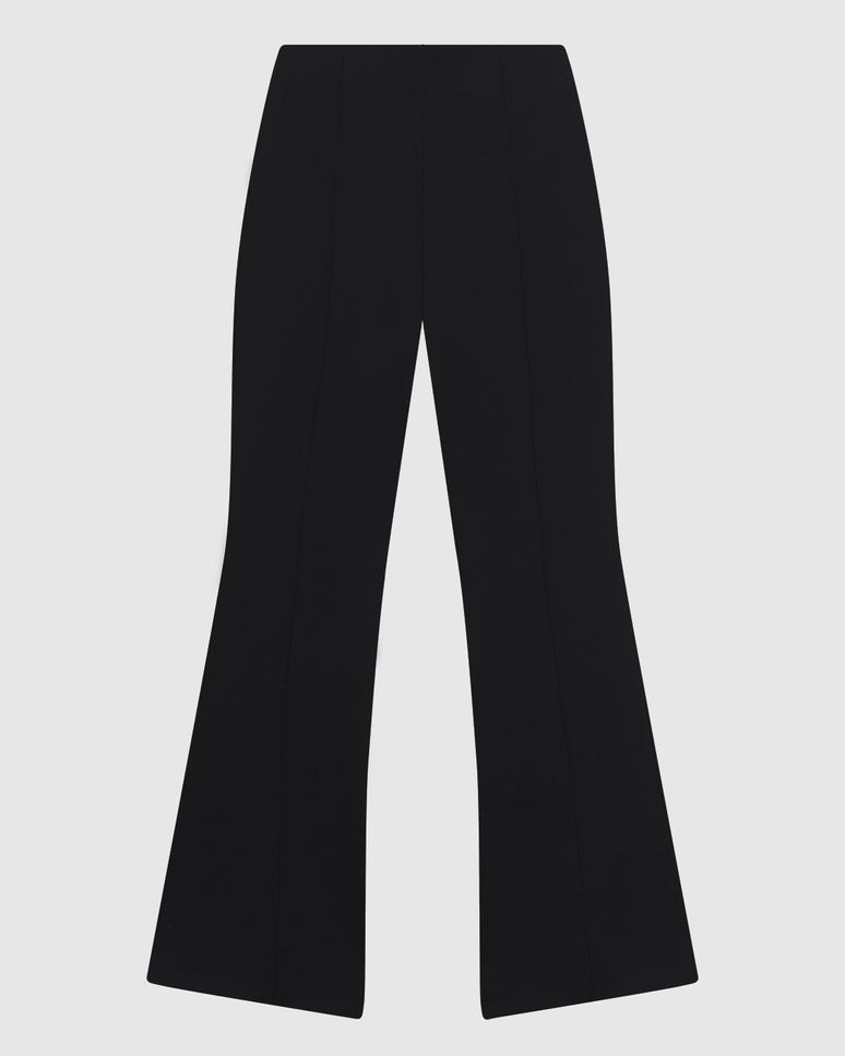 Calça Feminina Bootcut Detalhe Fenda Em Malha Interlock - ENFIM