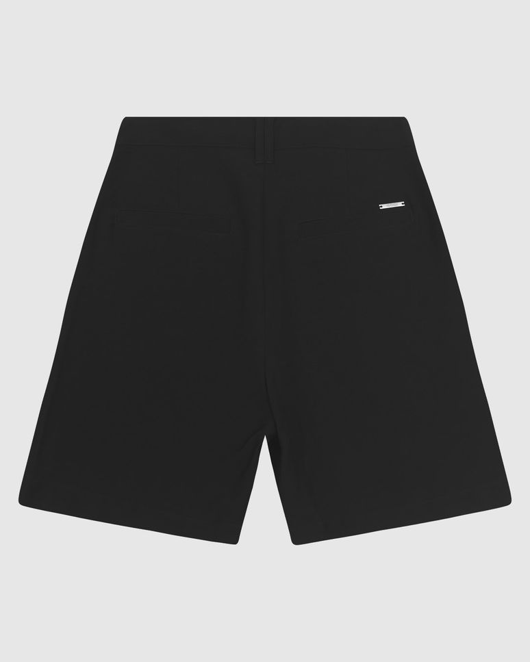 Bermuda Feminina Alfaiataria Bolso Funcional Em Viscose Sarjada - ENFIM