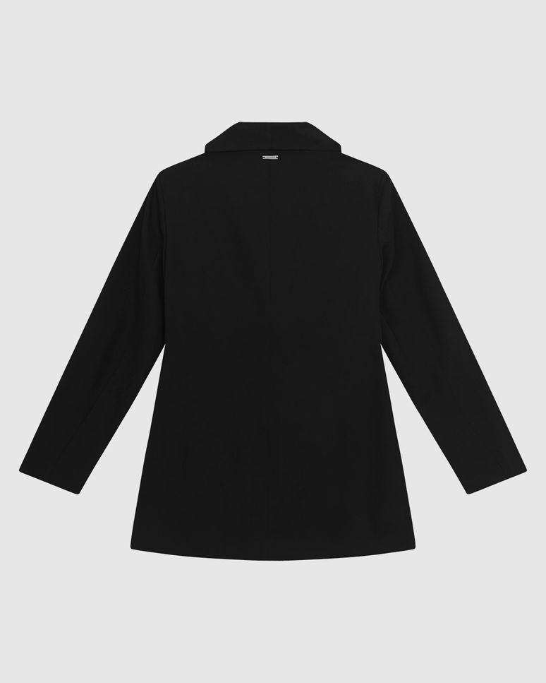 Blazer Feminino Alongado Abotoamento Único Em Tecido Alfaiataria - ENFIM