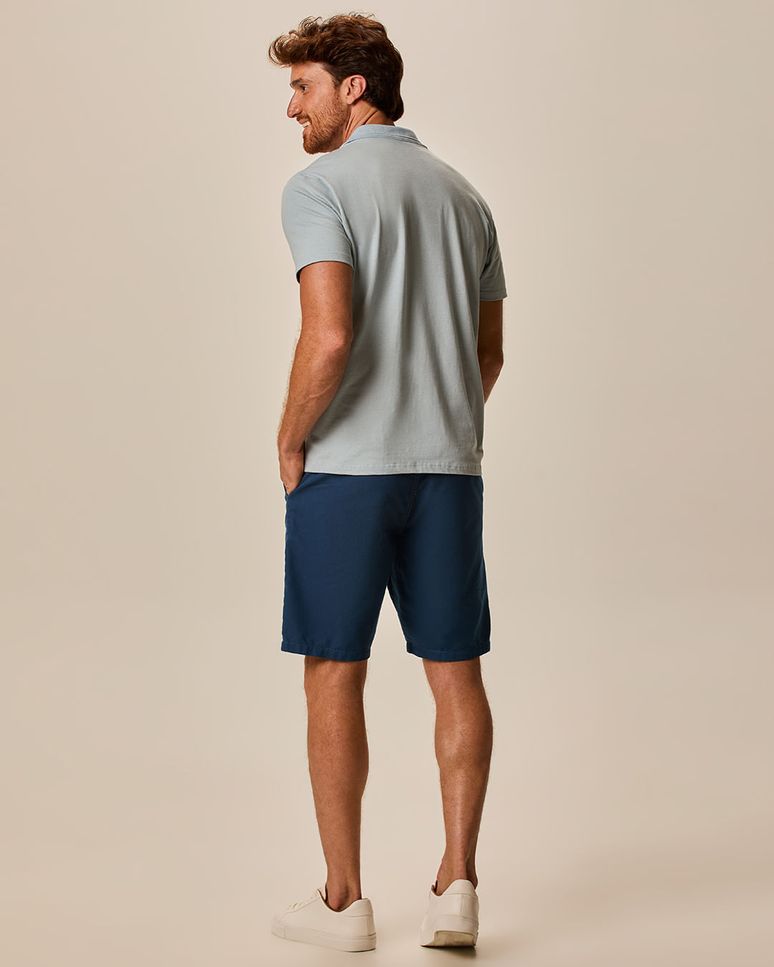 Shorts Masculino Chino Em Sarja Texturizada