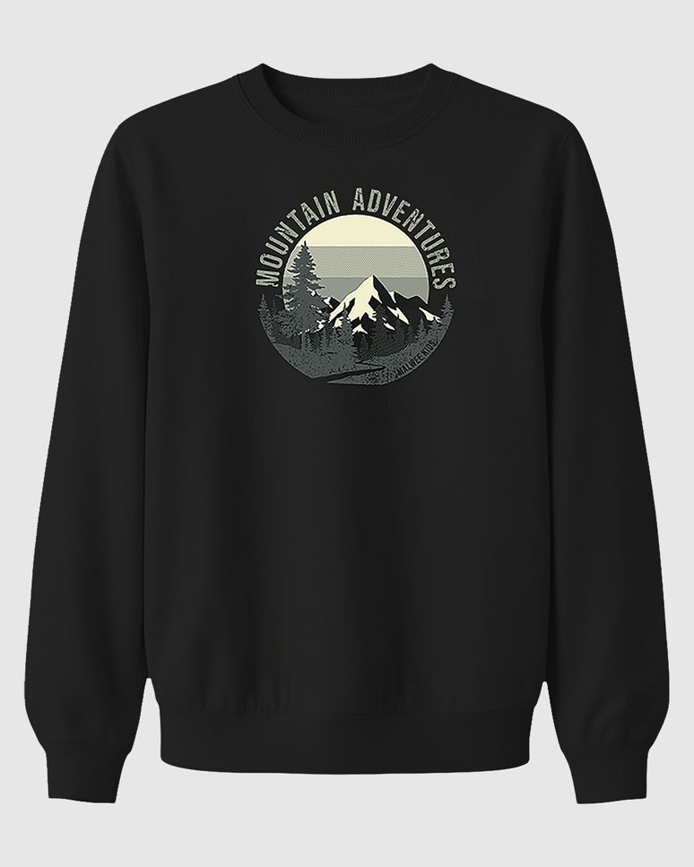 Blusão Infantil Menino Estampa Mountain Em Moletom Flanelado Malwee Kids