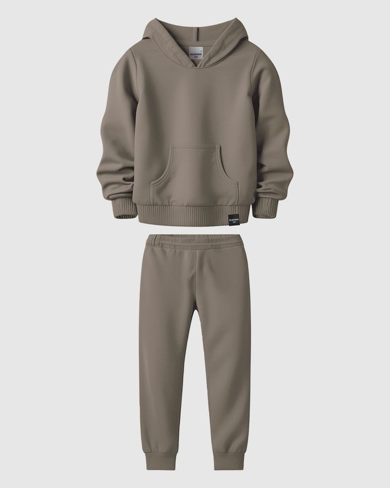 Conjunto Infantil Unissex Blusão E Calça Em Moletom Easy Care Malwee Kids