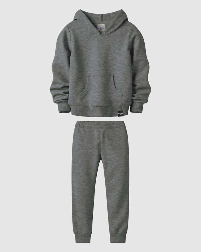 Conjunto Infantil Unissex Blusão E Calça Em Moletom Easy Care Malwee Kids
