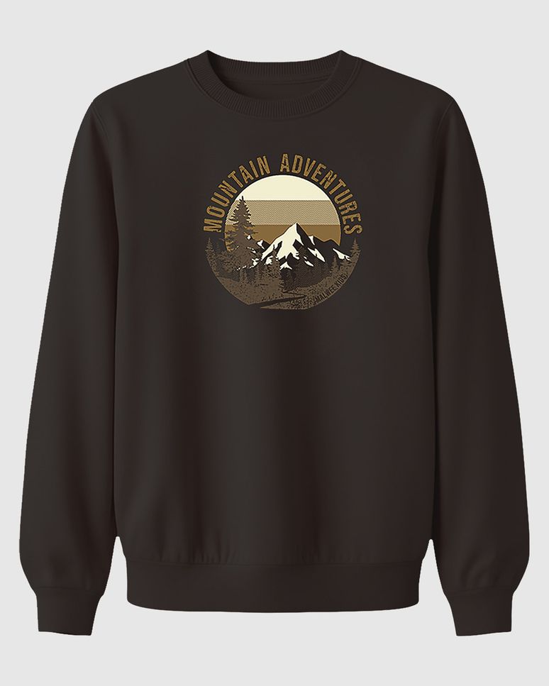 Blusão Infantil Menino Estampa Mountain Em Moletom Flanelado Malwee Kids