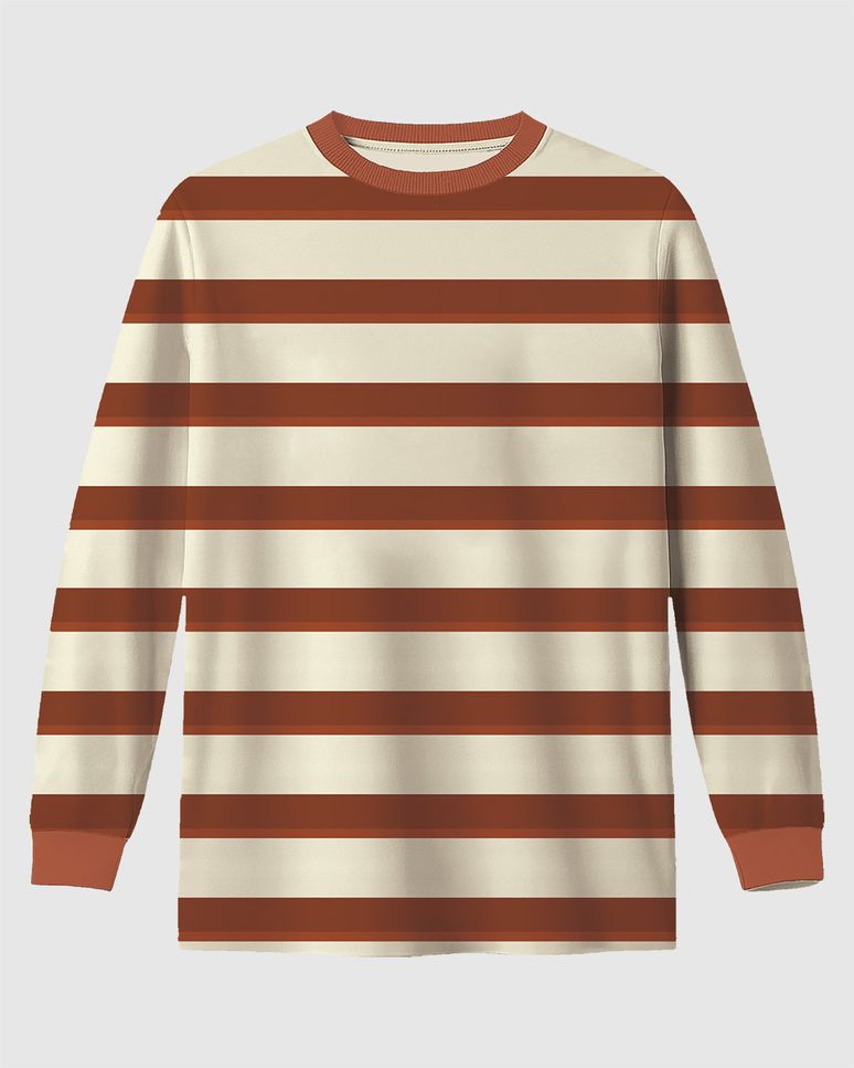 Camiseta Infantil Menino Manga Longa Listrada Em Algodão Malwee Kids