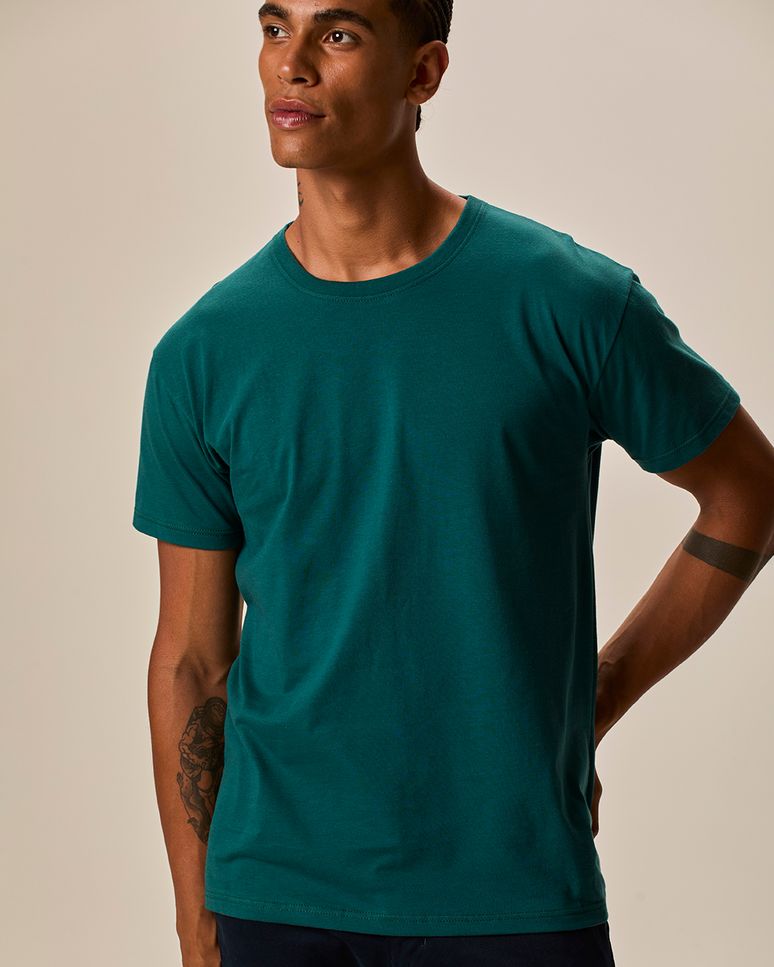 Camiseta Original Masculina Decote Redondo Em Algodão