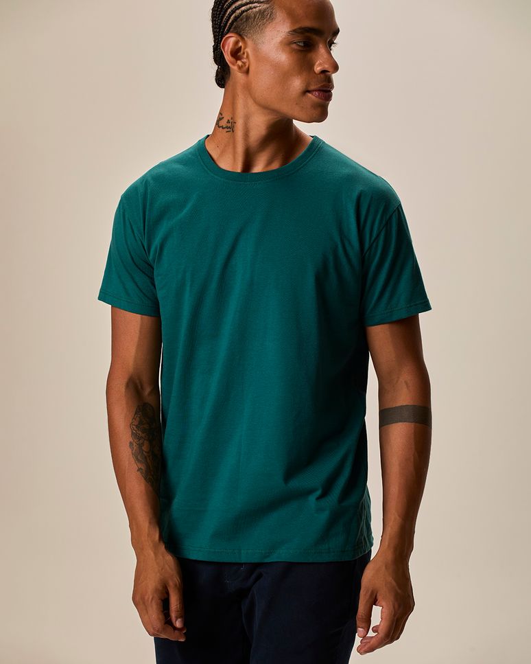 Camiseta Original Masculina Decote Redondo Em Algodão